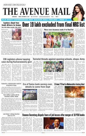 The Avenue Mail, September 1st, 2019