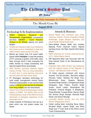 The Children's Post - 15th September, 2019 