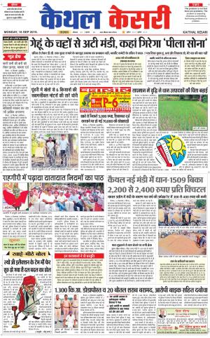 Punjab kesari / Haryana kaithal kesari