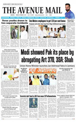 The Avenue Mail, September 19th, 2019