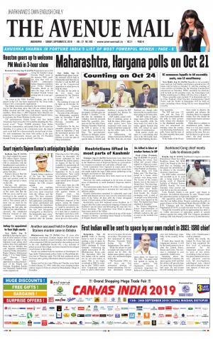 The Avenue Mail, September 22nd, 2019