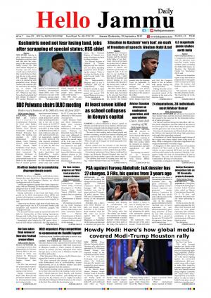 HELLO JAMMU 25-09-2019