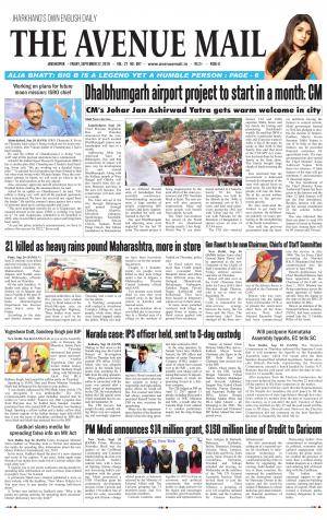 The Avenue Mail, September 27th, 2019