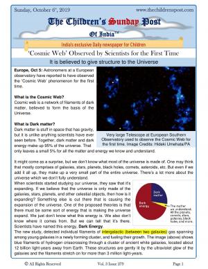 The Children's Post, 6th October, 2019