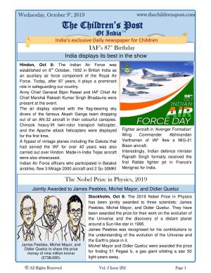 The Children's Post, 9th October, 2019