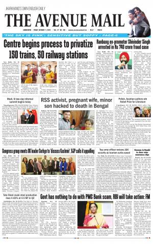 The Avenue Mail, October 11th, 2019