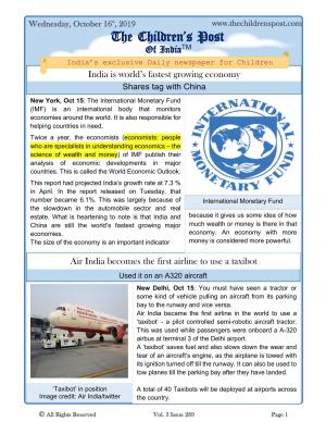 The Children's Post, 16th October, 2019