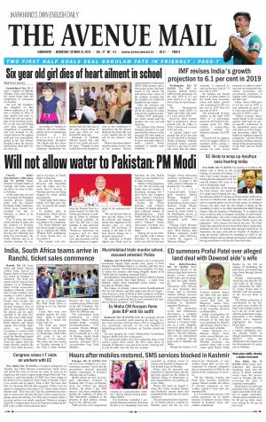 The Avenue Mail, October 16th, 2019