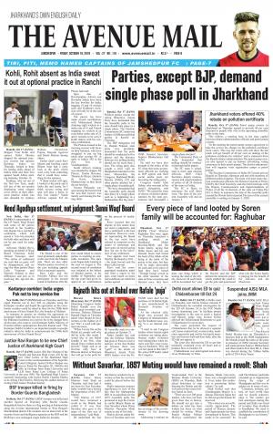 The Avenue Mail, October 18th, 2019