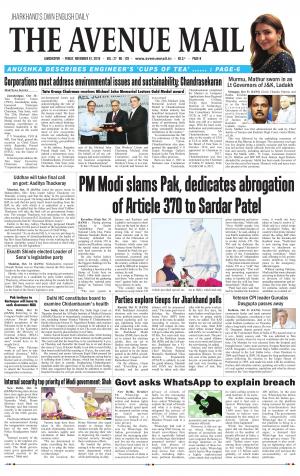 The Avenue Mail, November 1st, 2019