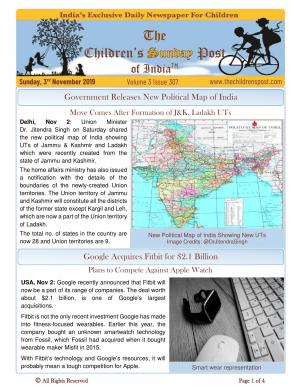 The Children's Post - 3rd November, 2019