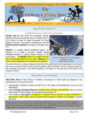 The Children's Post, 8th November, 2019