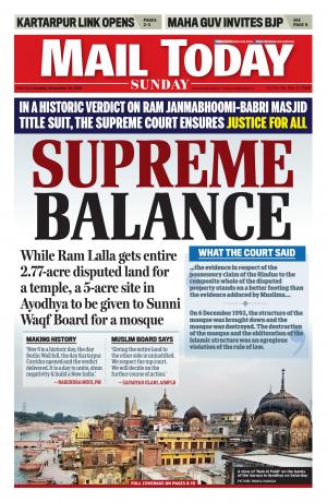 Mail Today, November 10, 2019