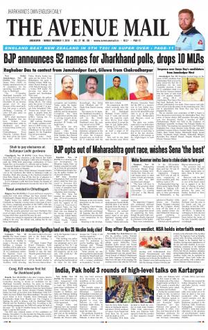 The Avenue Mail, November 11th, 2019