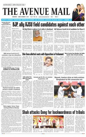 The Avenue Mail, November 17th, 2019