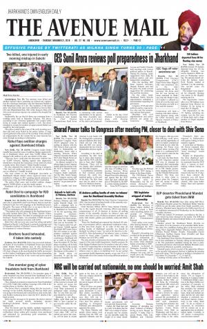 The Avenue Mail, November 21st, 2019