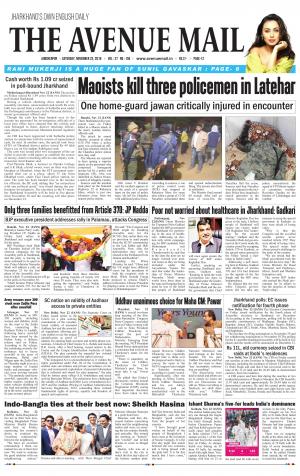 The Avenue Mail, November 23rd, 2019