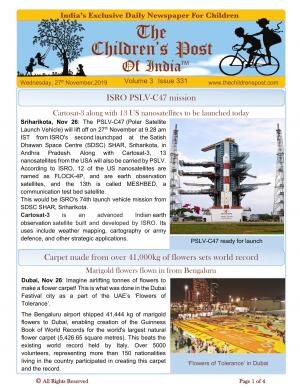 The Children's Post, 27th November, 2019