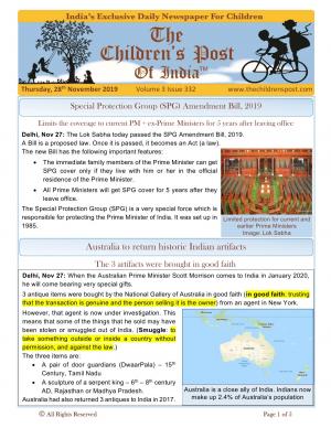 The Children's Post - 28th November 2019