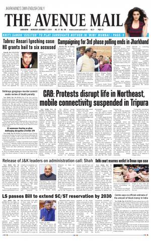 The Avenue Mail, December 11th, 2019