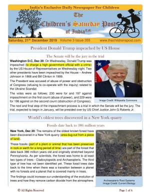 The Children's Post,21st December 2019