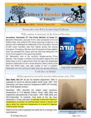 The Children's Post, 28th December,2019