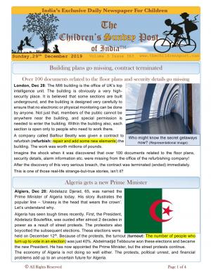 Algeria's new Prime Minister - Dec 29, 2019