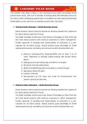 Notification for Retail Business Group