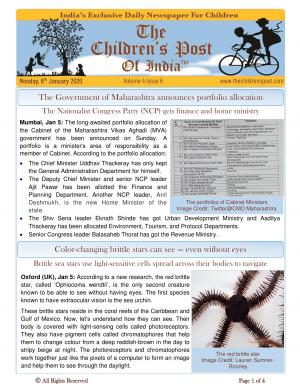 The Children's Post, 6th January 2020