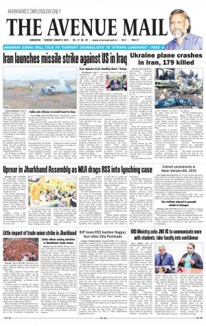 The Avenue Mail, January 9th, 2020