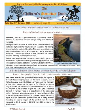 The Children's Post,11th Jan,2020