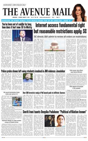 The Avenue Mail, January 11th, 2019