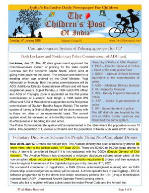 The Children's Post, 14th January, 2020