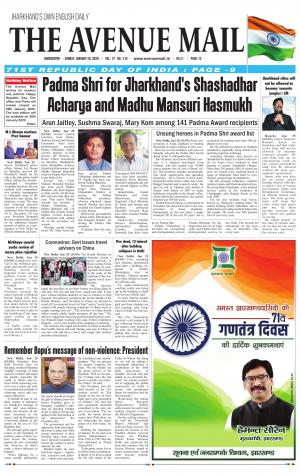 The Avenue Mail, January 26th, 2020