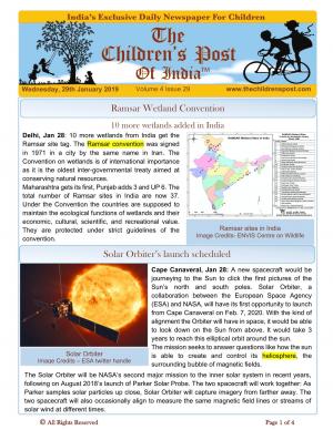 The Children's Post, 29th January, 2020