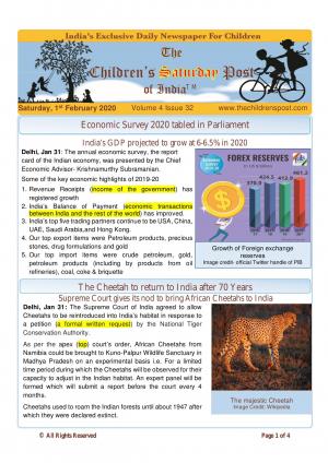 The Children's Post, 1st February 2020