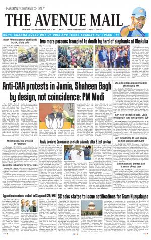 The Avenue Mail, February 4th, 2020  