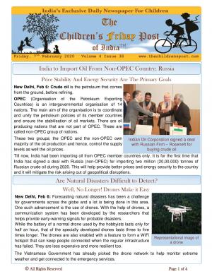 The Children's Post, 7th February 2020