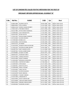 Baroda UP Gramin Bank announced Interview Schedule for Specialist Officer (Officer Scale-II) Group-A posts
