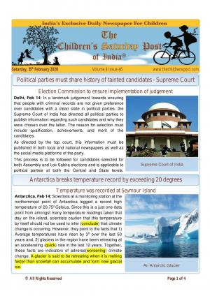 The Children's Post, 15th February 2020