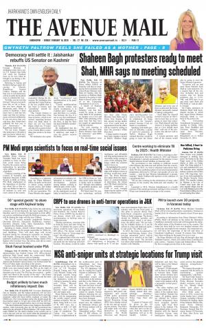 The Avenue Mail, February 16th, 2020