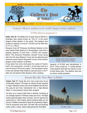 The Children's Post, 19th February, 2020