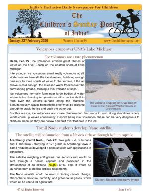 The Children's Post, 23rd February 2020