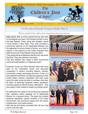 The Children's Post, 26th February, 2020