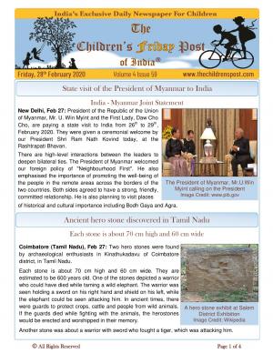 The Children's Post, 28th February 2020