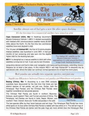 The Children's Post, 2nd March 2020