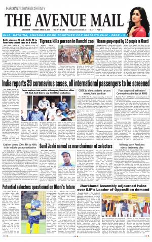 The Avenue Mail, March 5th, 2020