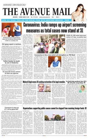 The Avenue Mail, March 7th, 2020