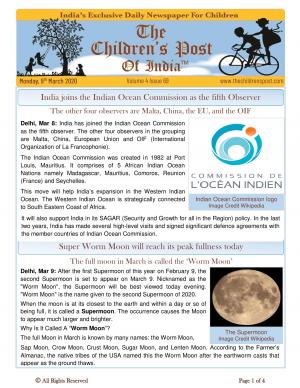 The Children's Post, 9th March 2020