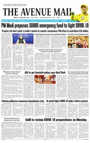 The Avenue Mail, March 16th, 2020